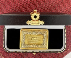 William IV c1835 Silver Gilt "Inez" Vinaigrette by Edwin Jones, Birmingham