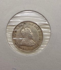 Moneta australiana da 6 pence del 1910 circa, in argento sterling 925. UNC.