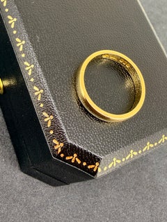 Australian Art-Deco c1921 21K Yellow Gold 4mm Mens' Wedding Band by W.J. Moore.