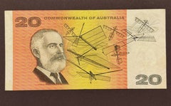 Australian Phillips Randall 20 Dollar Star Bank Note, ZXA..., aExtra Fine, 1968.