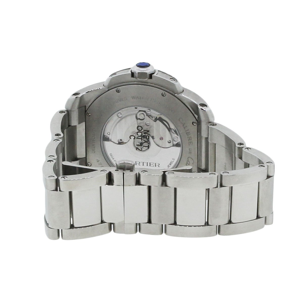Men's Cartier Stainless Steel Calibre Chronograph Wristwatch Ref 3389