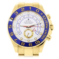 Rolex Yellow Gold Yachtmaster II Wristwatch Ref 116688