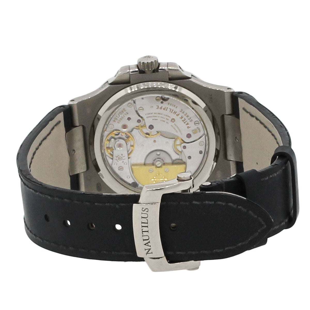 Patek Philippe White Gold Nautilus Wristwatch Ref 5712G In Excellent Condition In Boca Raton, FL
