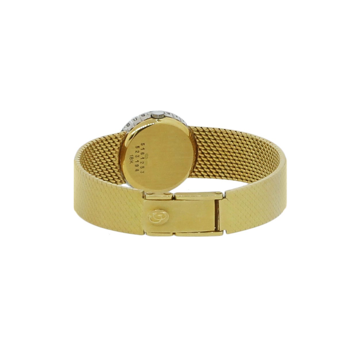 Concord Lady's Yellow Gold Diamond Bezel Quartz Wristwatch In Excellent Condition In Boca Raton, FL