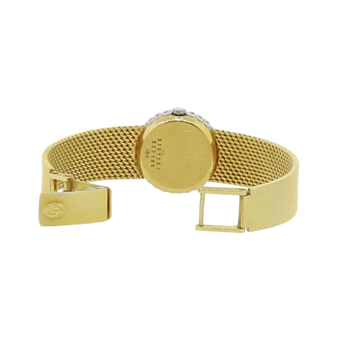  Concord Montre-bracelet pour femme en or jaune avec quartz et lunette en diamants Pour femmes 
