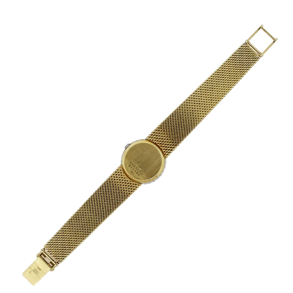 Concord Montre-bracelet pour femme en or jaune avec quartz et lunette en diamants 3