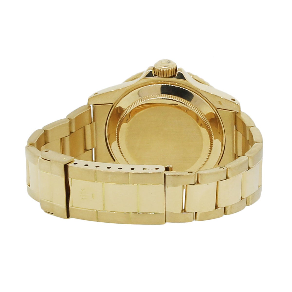 Rolex Yellow Gold Submariner Chronometer Wristwatch Ref 16808 In Excellent Condition In Boca Raton, FL
