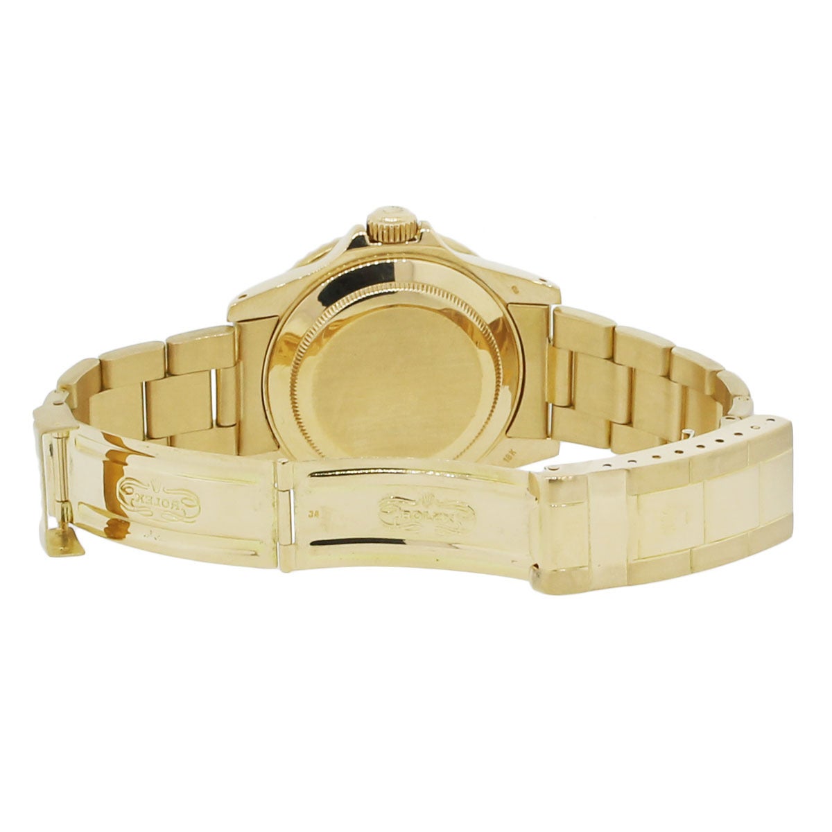 Men's Rolex Yellow Gold Submariner Chronometer Wristwatch Ref 16808