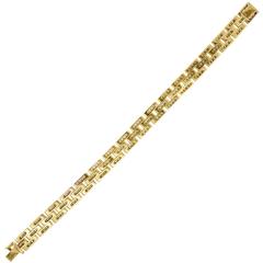 Cartier Maillon Panthere Diamond Gold Bracelet