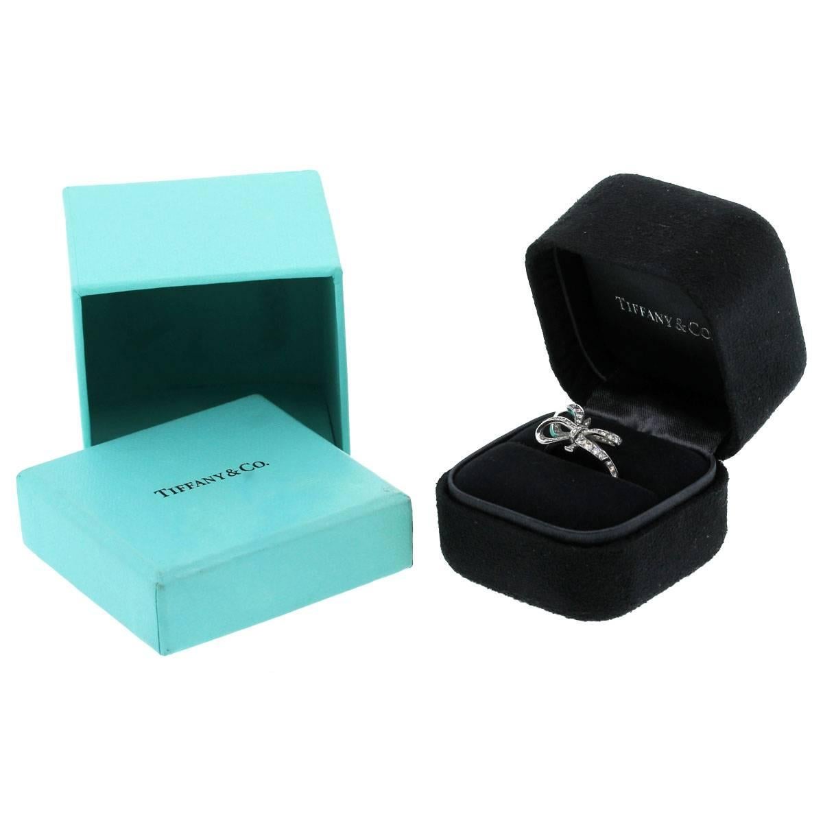 Women's Tiffany & Co. Diamond Platinum Bow Ring