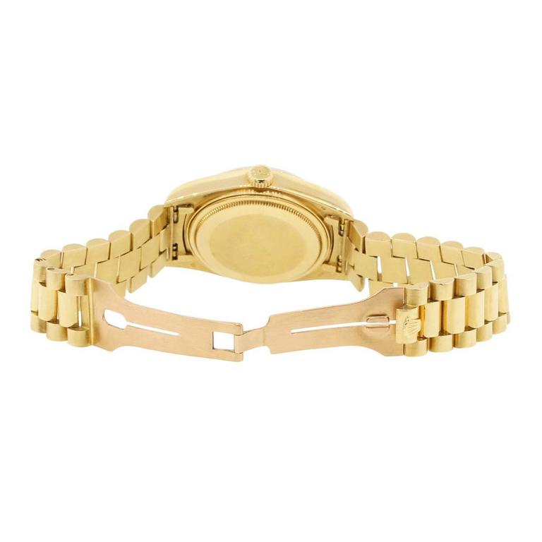 Rolex Yellow Gold Day-Date Malachite Dial Presidential Automatic Wristwatch