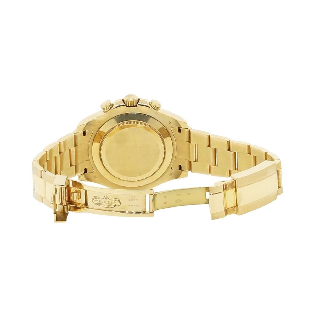 Men's Rolex Yellow Gold Yacht Master II Automatic Wristwatch Ref 116688