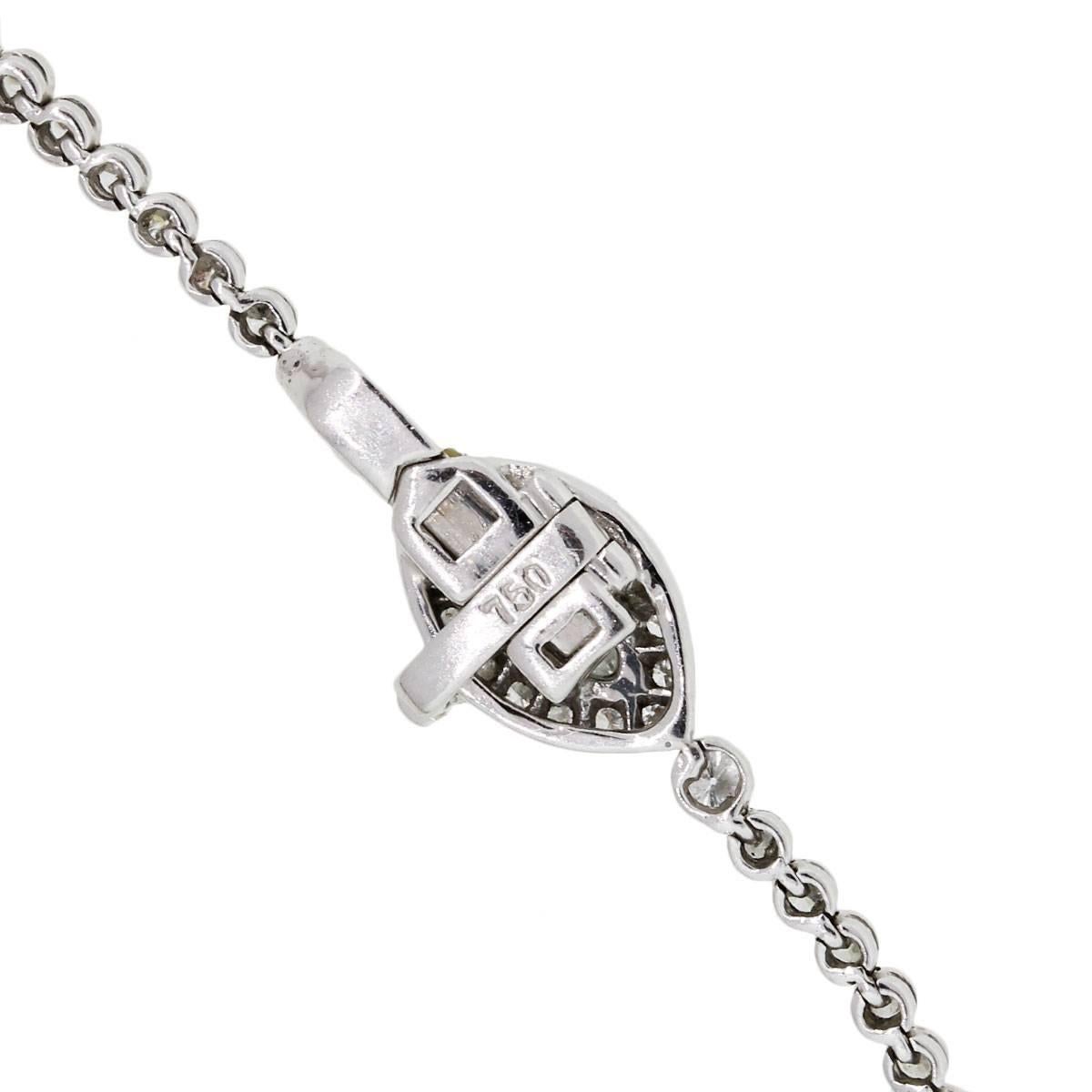 Fred Leighton 4.94 Carats Diamonds Gold Necklace 1