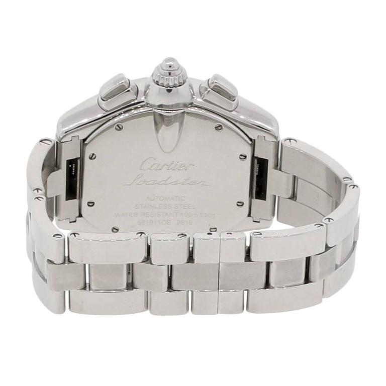 Pre-owned Cartier Men's Roadster XL 43mm X 48mm Stainless Steel Wristwatch - 2618 main image 1