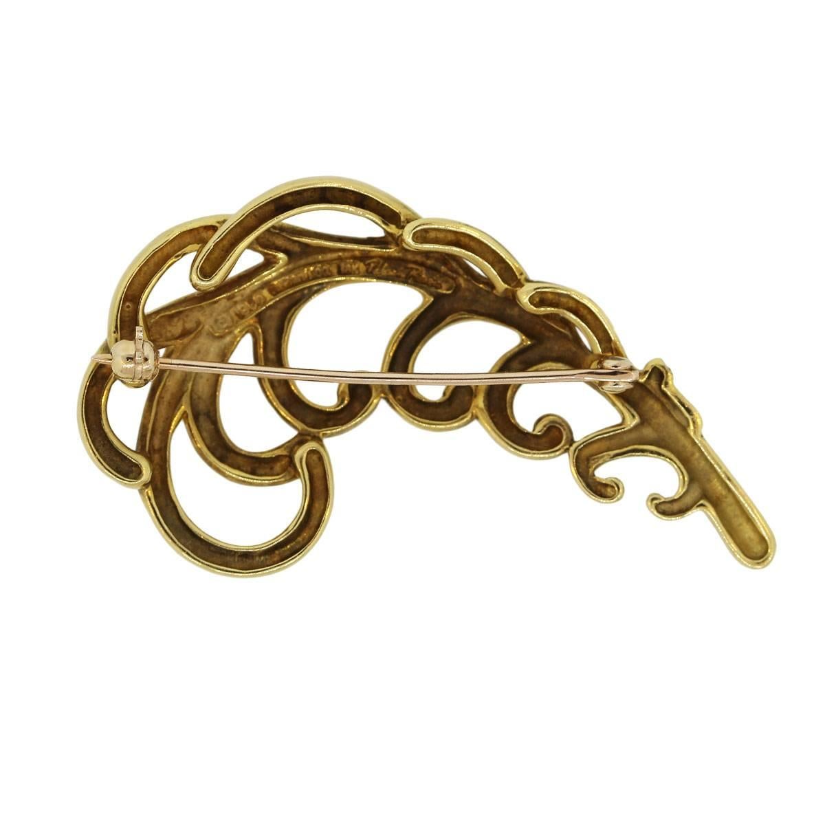paloma picasso gold brooches