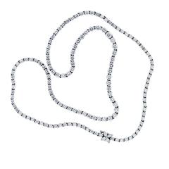 Tiffany & Co. Diamond Platinum Victoria Tennis Necklace