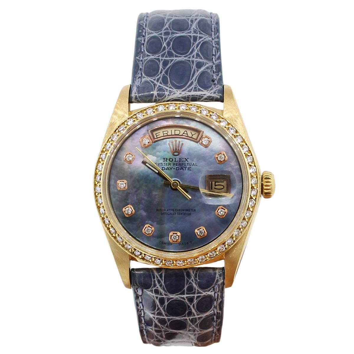 rolex president mother of pearl