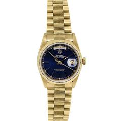 Rolex Yellow Gold Day-Date Presidential Automatic Wristwatch Ref 18248