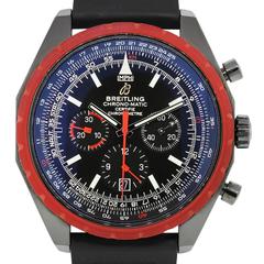 Breitling PVD Coated Black Dial Chrono-matic Ltd Ed Wristwatch Ref 243-55 