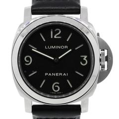 Used Panerai Stainless Steel Luminor Historic Base Wristwatch Ref PAM00112 