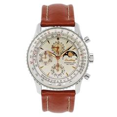 Breitling Stainless Steel Montbrilliant 1461Jours Moonphase Automatic Wristwatch