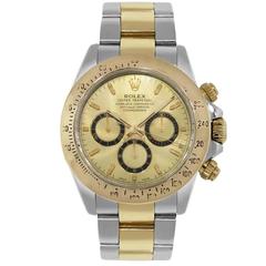 Rolex Daytona 16523 Two Tone Champagne Dial Watch