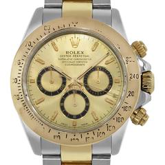 Rolex Daytona 16523 Two Tone Champagne Dial Watch