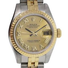 Rolex 179173 Two Tone Champagne Dial Ladies Watch