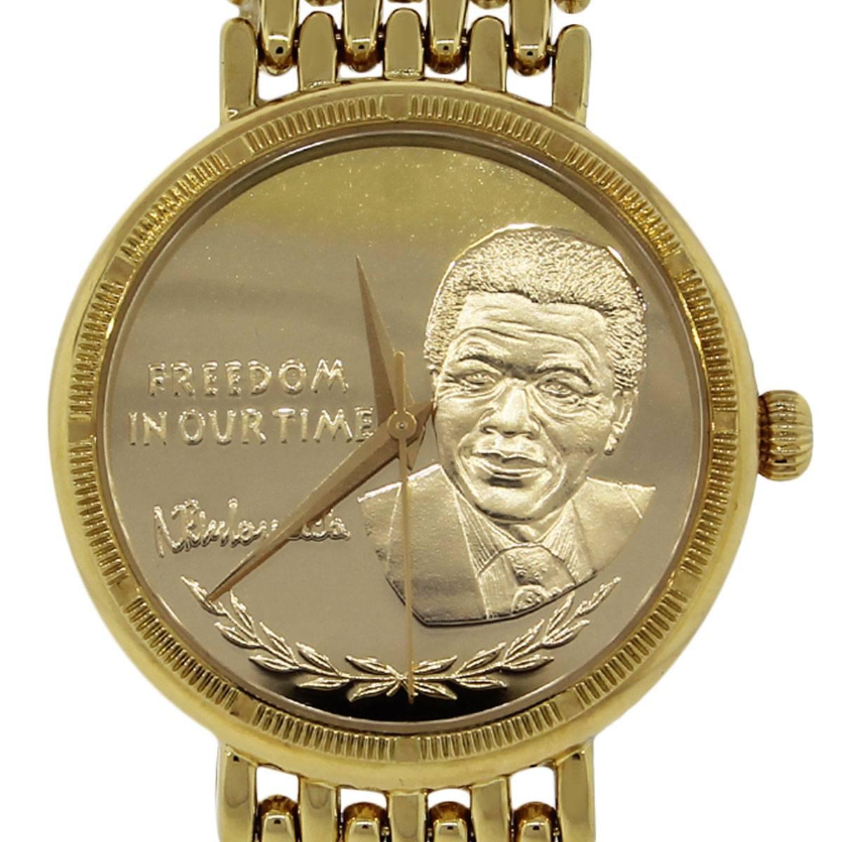 18k Yellow Gold Nelson Mandela Limited Edition Watch