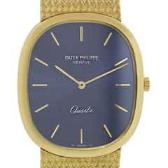 Patek Philippe 18k Yellow Gold Golden Ellipse Mens Watch