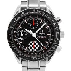 Omega Stainless Steel Speedmaster chronograph Racing Automatic Wristwatch