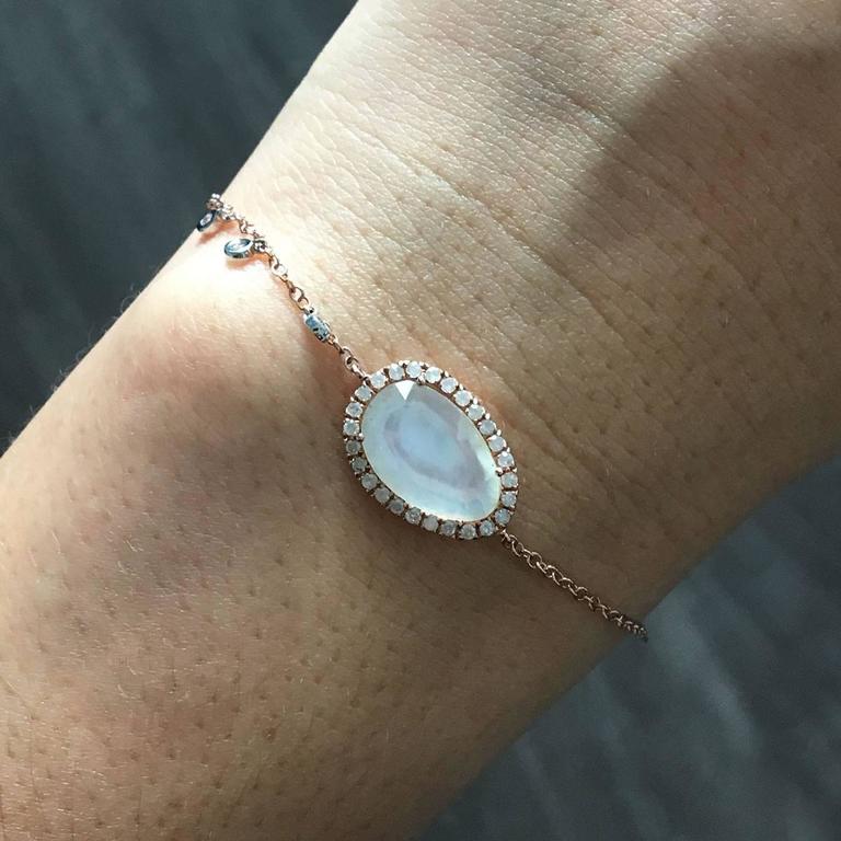 Meira T Rose Gold 2 74 Carat Mother Of Pearl Diamond Bracelet Meira T Rose Gold 2 74 Carat Mother Of Pearl Diamond Bracelet For 1