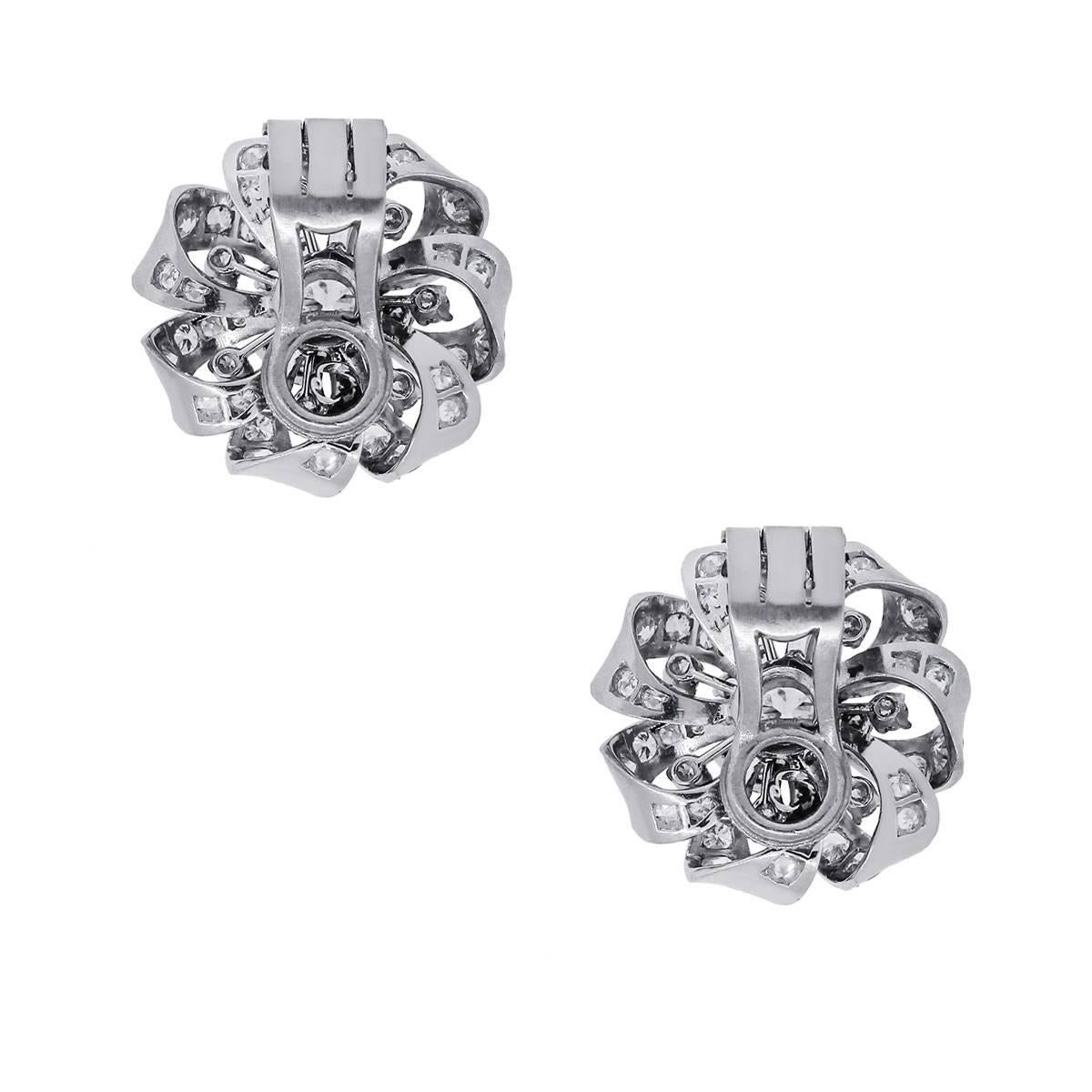 Material: Platinum
Style: diamond earrings
Center Diamond Details: 1.03ct old European cut diamond J in color and SI1 in clarity. GIA Certified (2185025024)
1.01ct old European cut diamond L in color and SI1 in clarity. GIA Certified