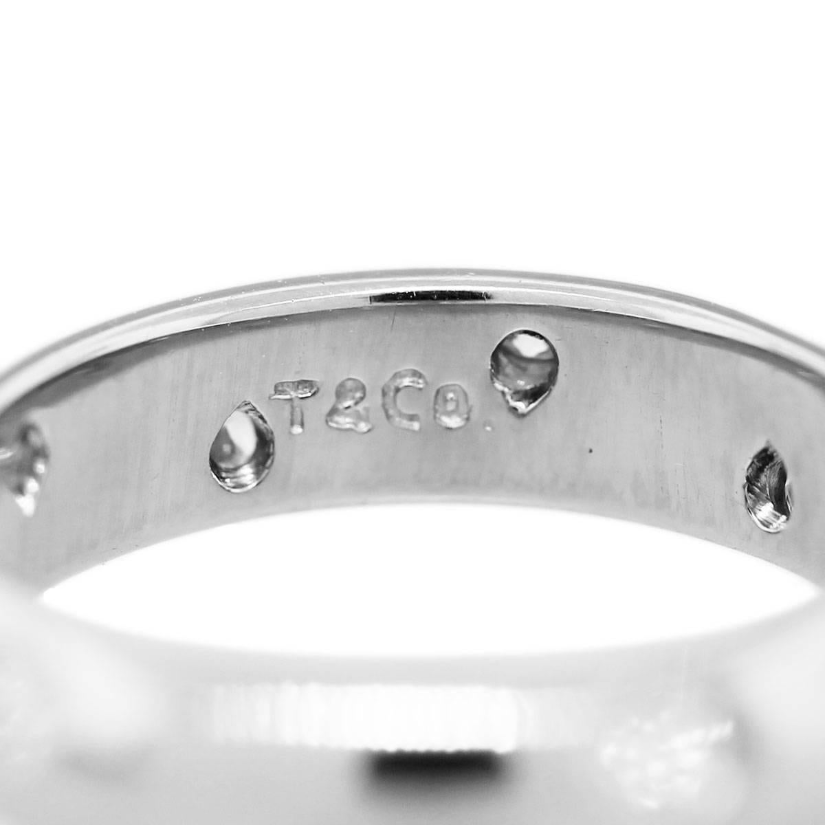 Tiffany & Co. Diamant Platin Etoile Band Ring mit Diamant im Zustand „Neu“ in Boca Raton, FL