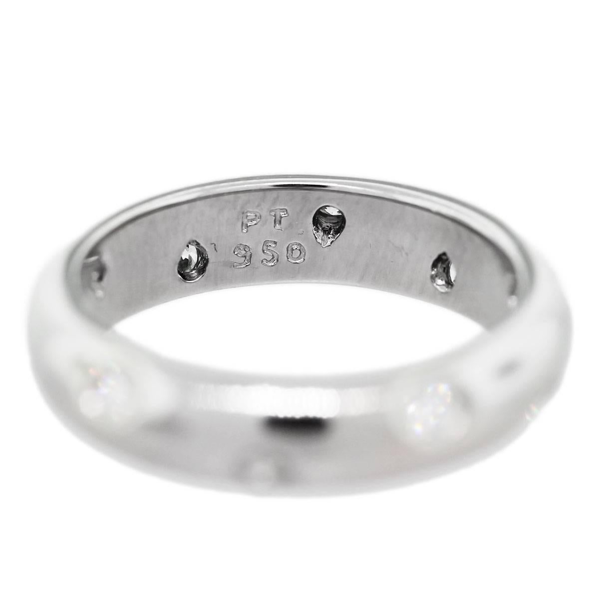 Tiffany & Co. Diamant Platin Etoile Band Ring mit Diamant 1