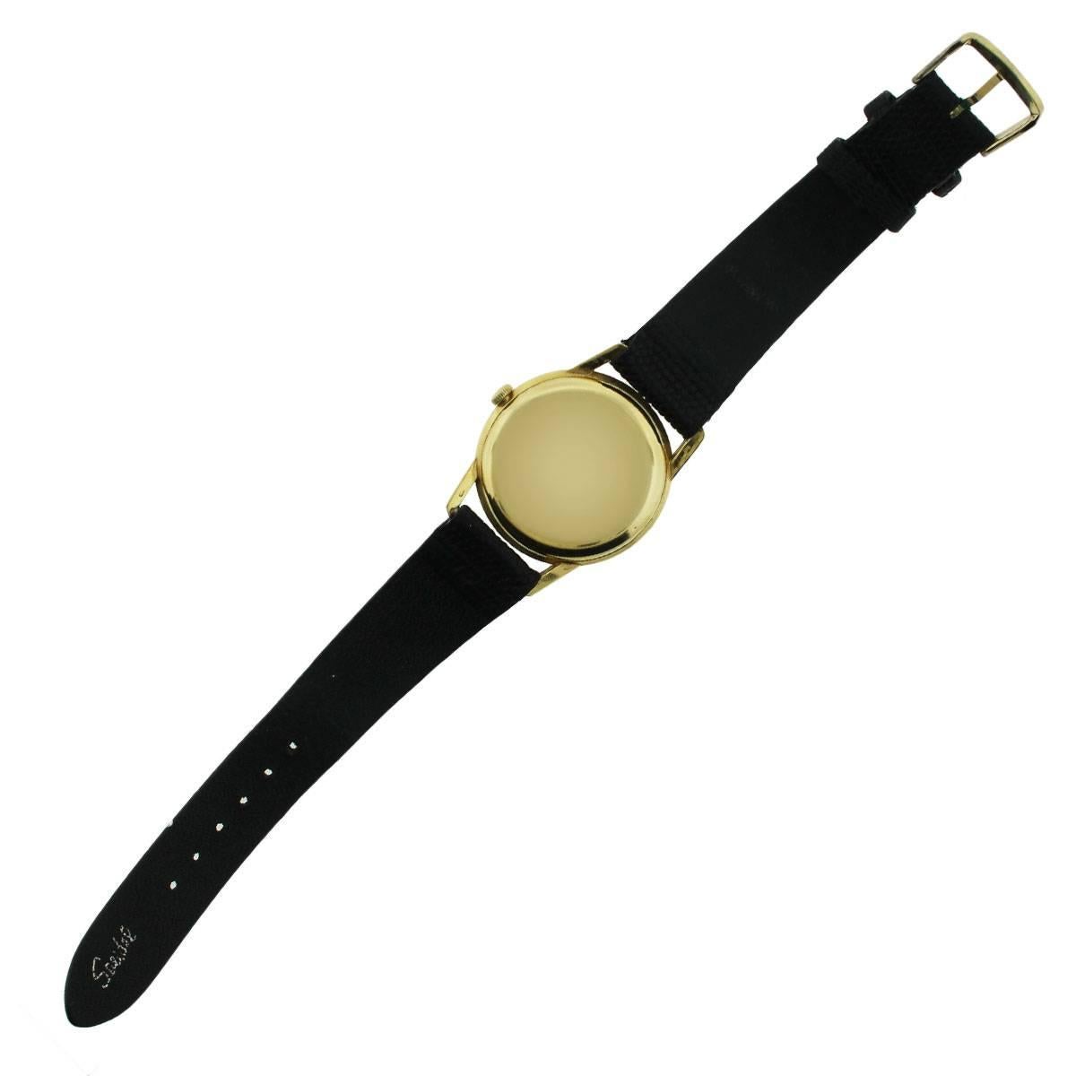 Vacheron Constantin Yellow Gold Turler Manual Wind Wristwatch  In Good Condition In Boca Raton, FL