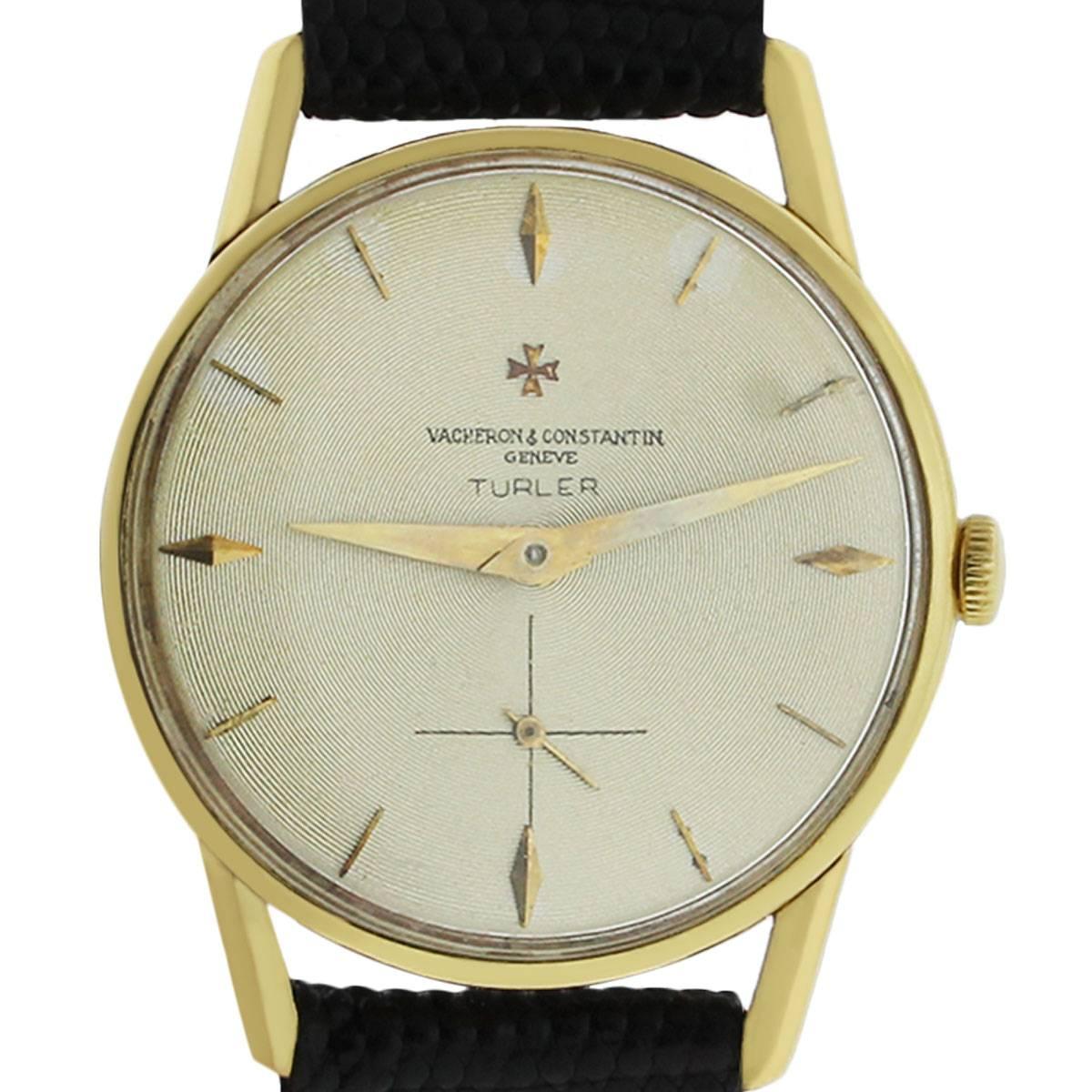 Vacheron Constantin Yellow Gold Turler Manual Wind Wristwatch 