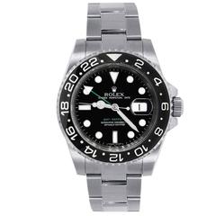 Rolex Stainless Steel GMT Master II Automatic Wristwatch