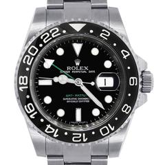 Rolex Stainless Steel GMT Master II Automatic Wristwatch