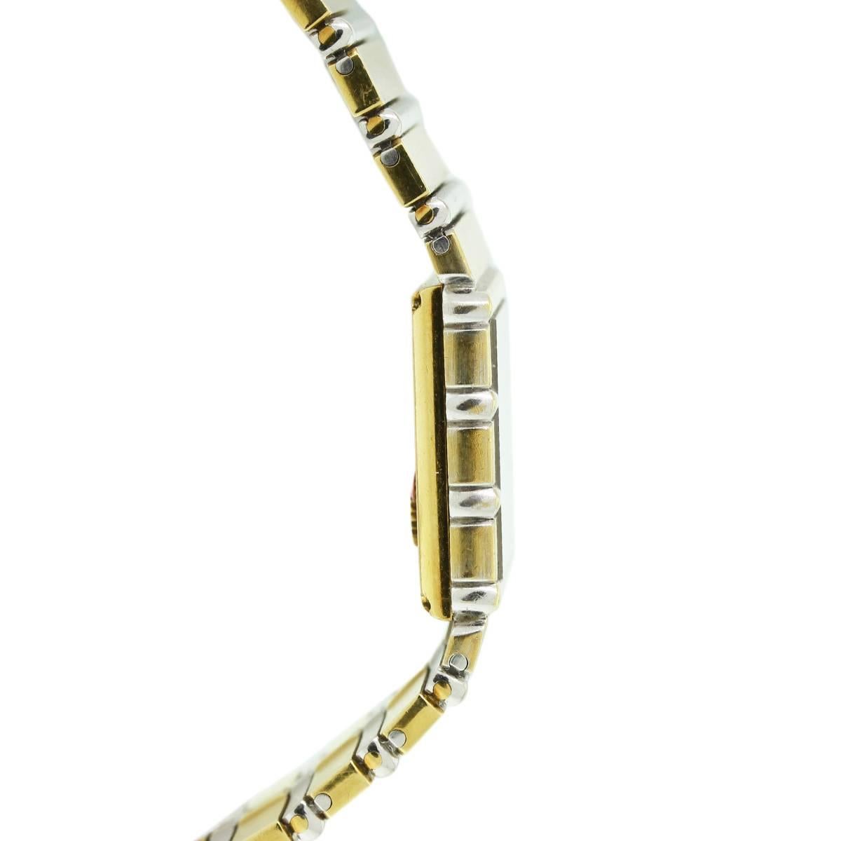 Piaget Polo White and Yellow Gold Polo Quartz Wristwatch In New Condition In Boca Raton, FL