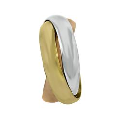 Cartier Trinity Tri-Gold Size 68 Men's Ring