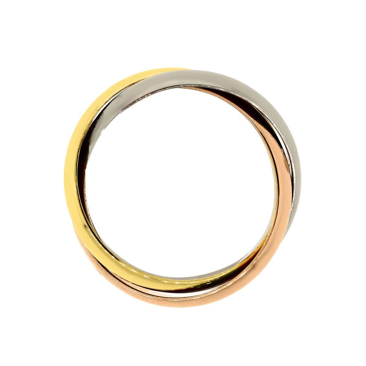 cartier triple ring