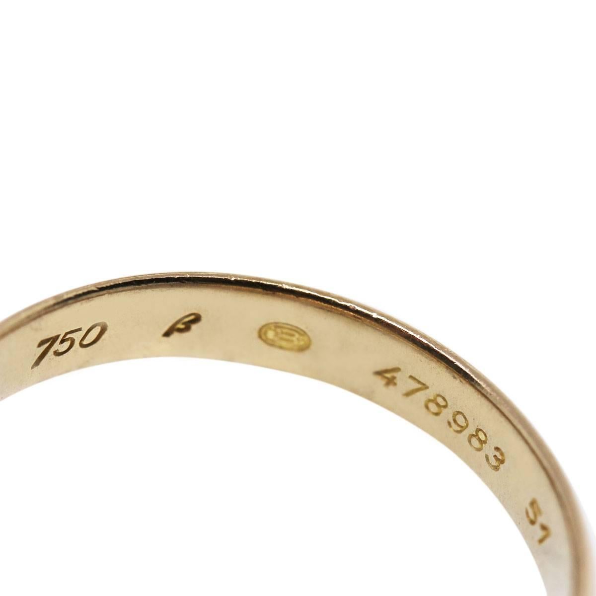 Brand	Cartier
Style	Trinity Rolling Ring
Weight	4.9dwt (7.6g)
Size	4.5; Cartier size 51
Material	18K White, Yellow, and Rose Gold
Current Retail	$1,250.00
Ring Measurements	Each band is approx. 0.13