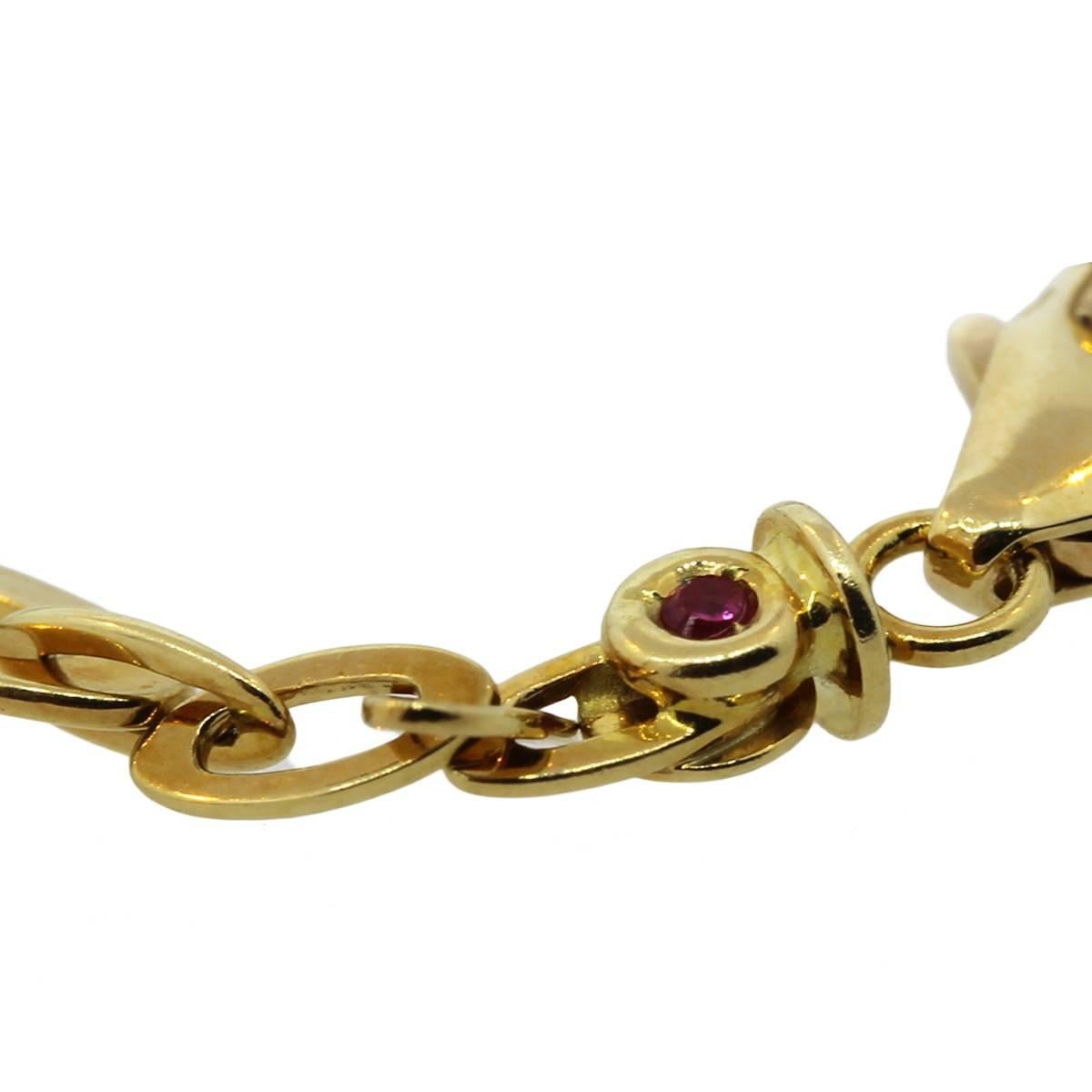 Deisgner: Roberto Coin 
Style: Chic & Shine 
Material: 18K Yellow Gold
Total Weight: 7.7dwt (12.0g)
Necklace Length: 18