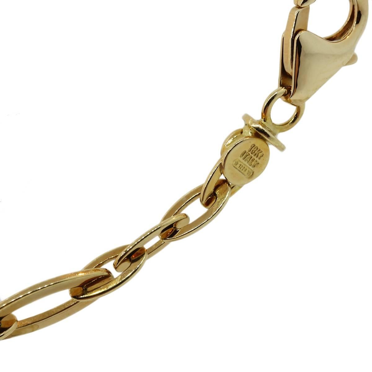 Roberto Coin Chic & Shine Yellow Gold Necklace In New Condition In Boca Raton, FL