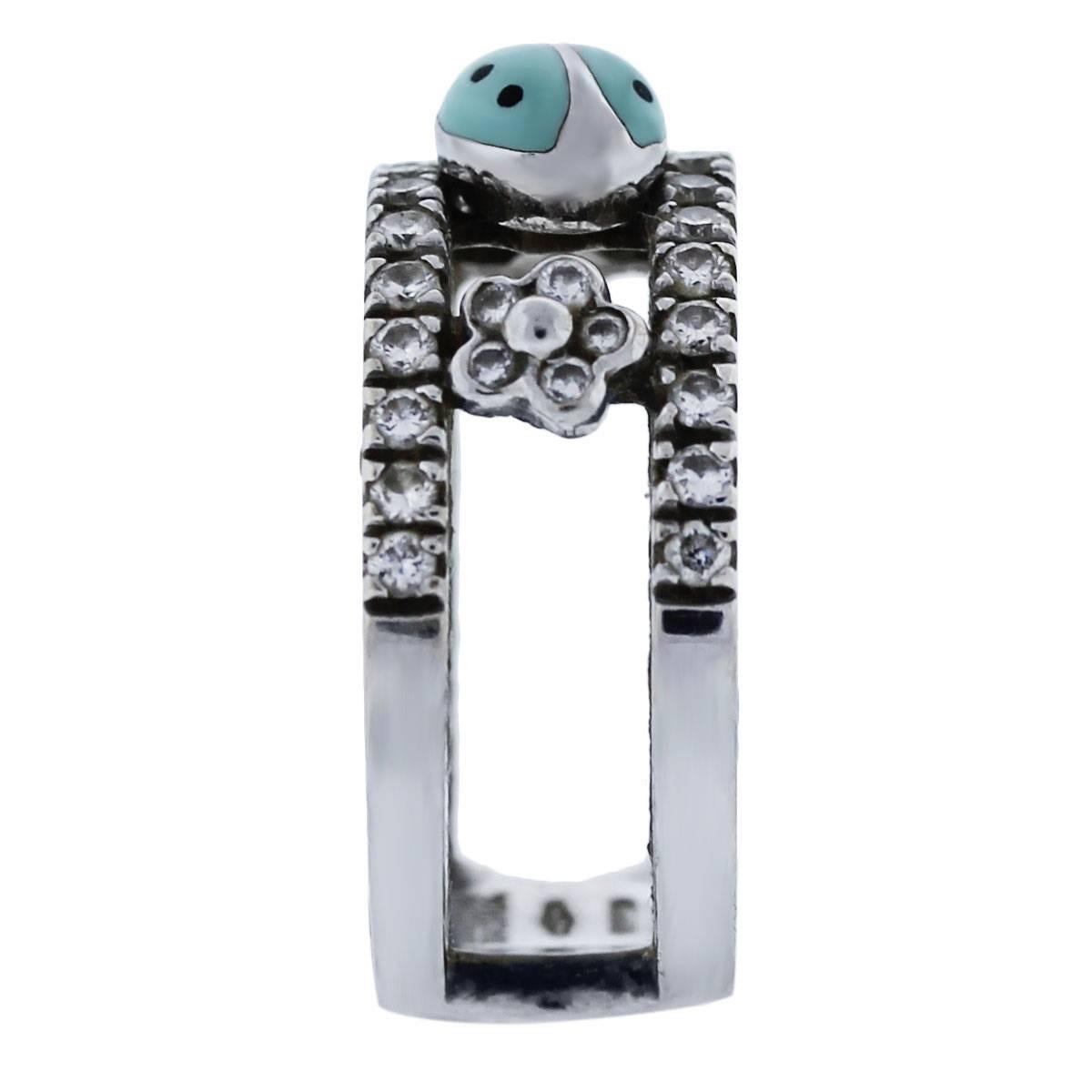 aaron basha ladybug ring