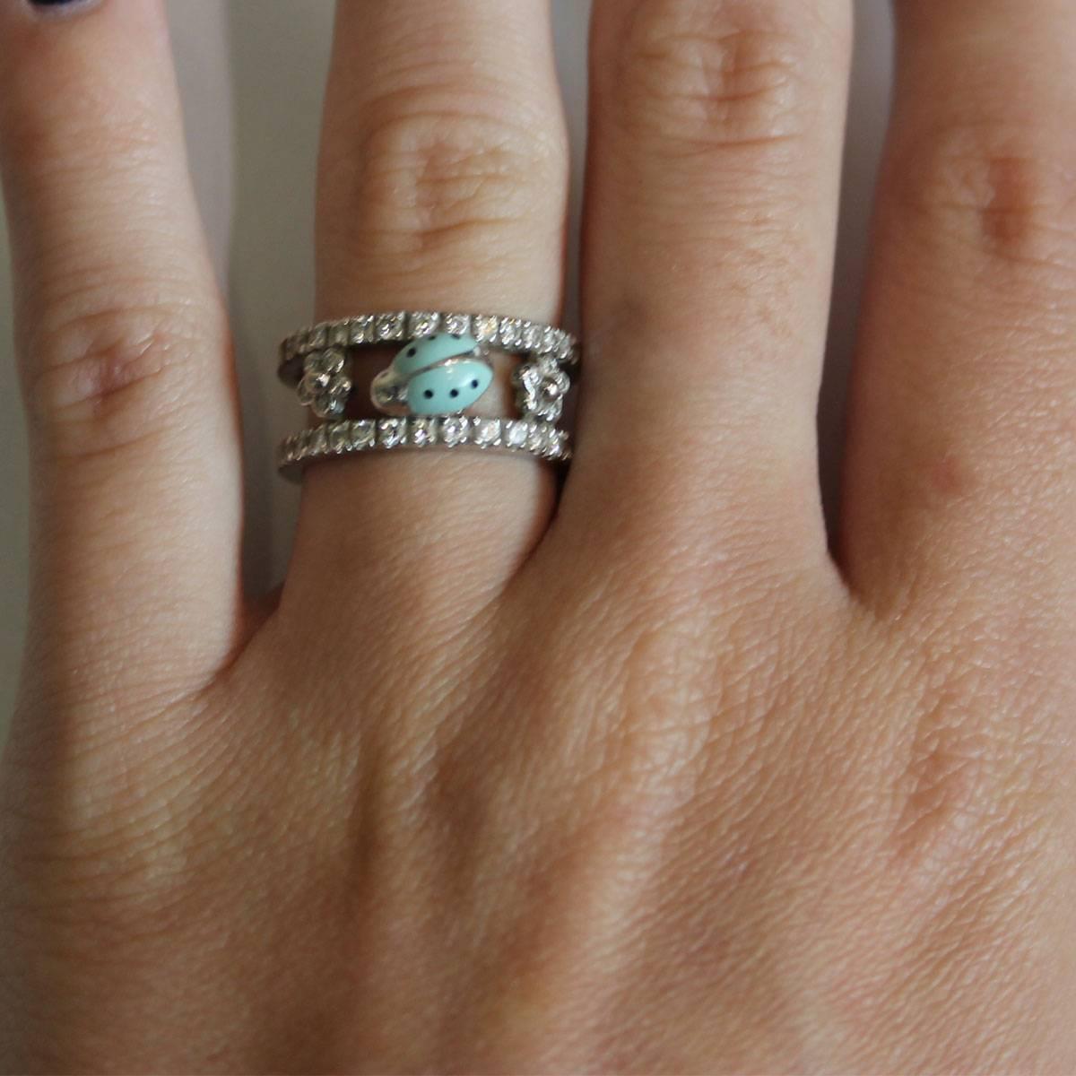 ladybug diamond ring