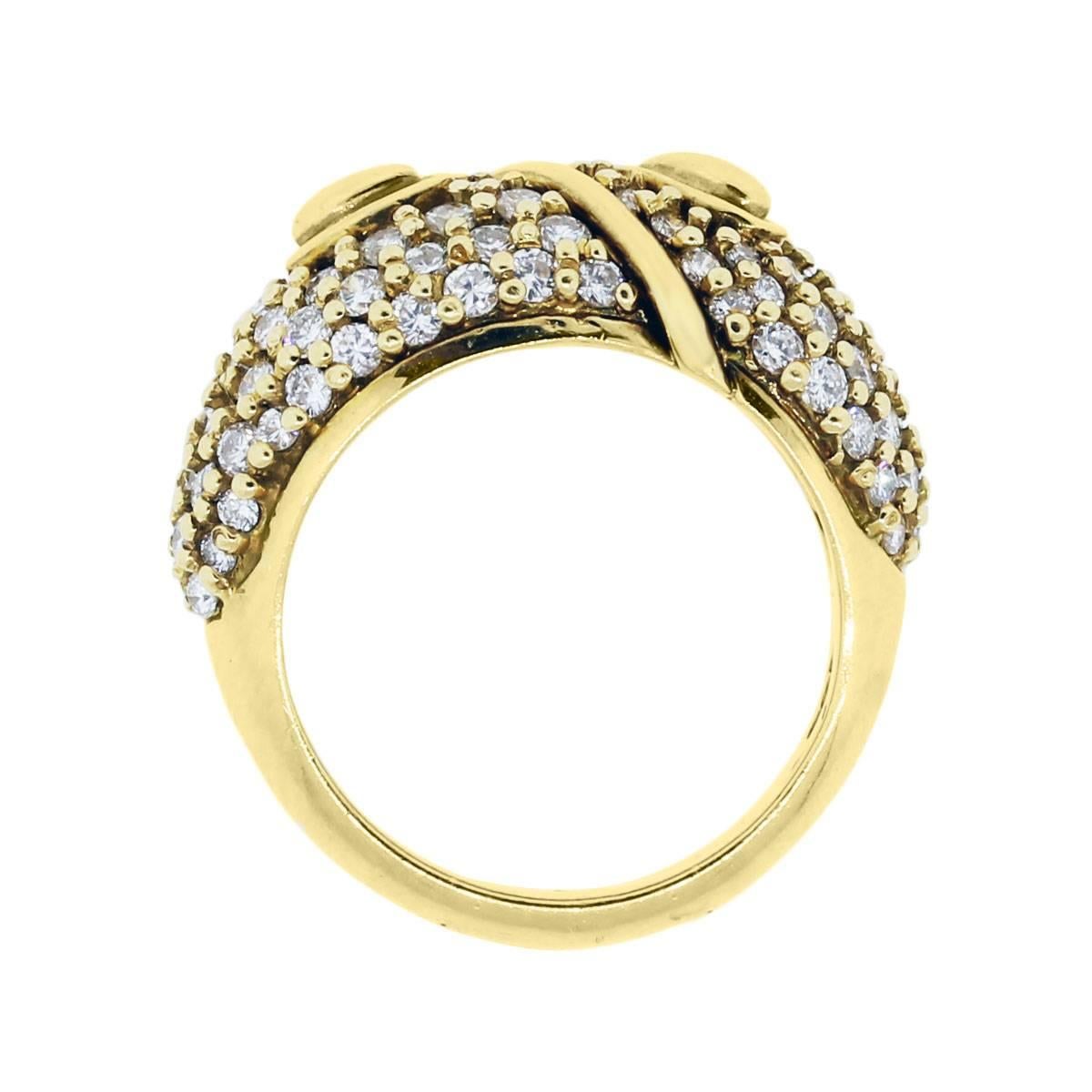 Designer	Hammerman Brothers
Material	18k Yellow Gold
Diamond Details	Approximately 1.81ctw of round brilliant diamonds. Diamonds are G/H in color and VS in clarity.
Ring Measurements	0.93