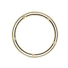 Damiani  Diamond Gold Wedding Band