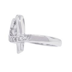 Tiffany & Co. Paloma Picasso Diamond 18-Karat Loving Heart Ring In Stock